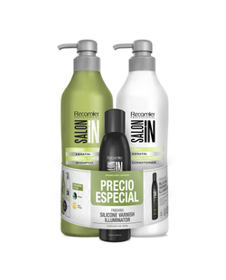 MONTAJE TRIO SH AC LITRO + FINISHIN SILICONE VARNISH ILLUMINATOR_keratin ultra force